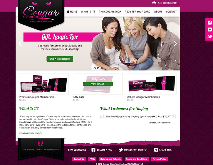 Cougar Sisterhood Website
